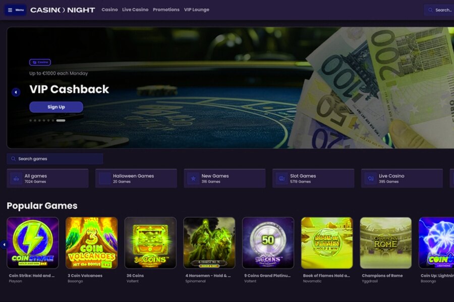 Casino Night : Codes Promo Exclusifs pour les Joueurs